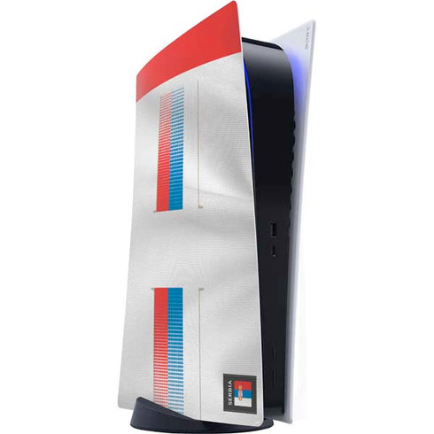 Serbia Soccer Flag PlayStation PS5 Skins